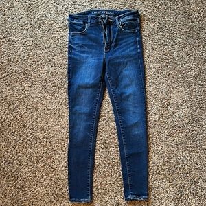 American Eagle, High Wasted skinny Jeans, size 6